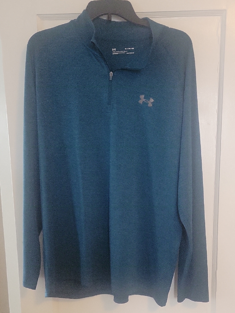 Under Armour Men's Teal Blue Quarter-Zip Pullover